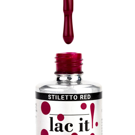 LAC IT! STILETTO RED