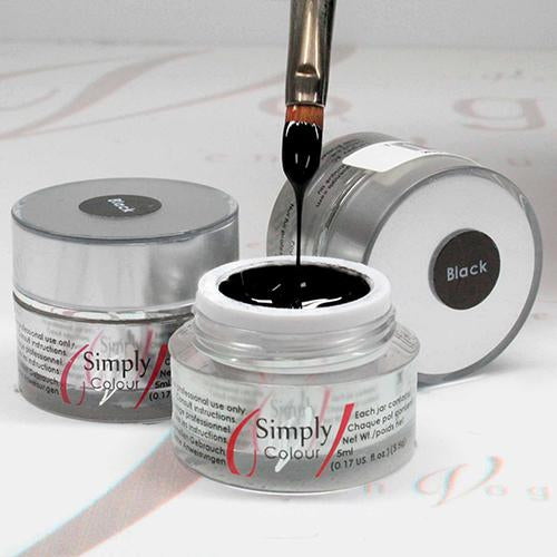 SIMPLY COLOUR GEL - BLACK
