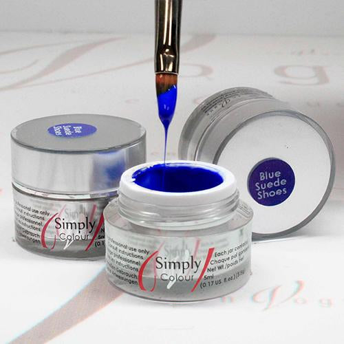 SIMPLY COLOUR GEL - BLUE SUEDE SHOES