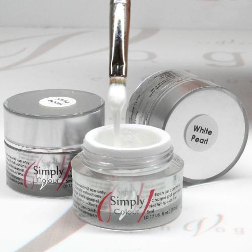 SIMPLY COLOUR GEL - WHITE PEARL