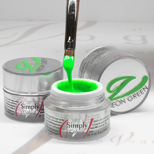 SIMPLY COLOUR GEL - NEON GREEN