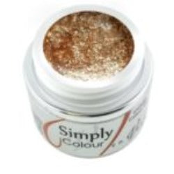 SIMPLY SPECIALTY GLITTER GEL - CARAMEL KISSES