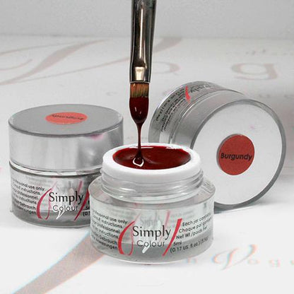 SIMPLY COLOUR GEL - BURGUNDY