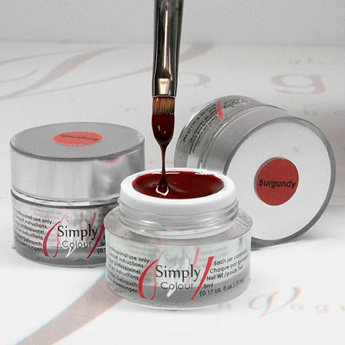 SIMPLY COLOUR GEL - BURGUNDY