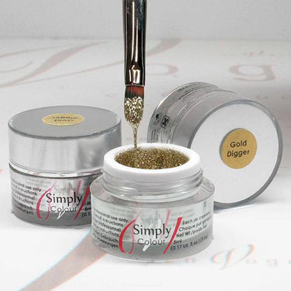 SIMPLY COLOUR GEL - GOLD DIGGER