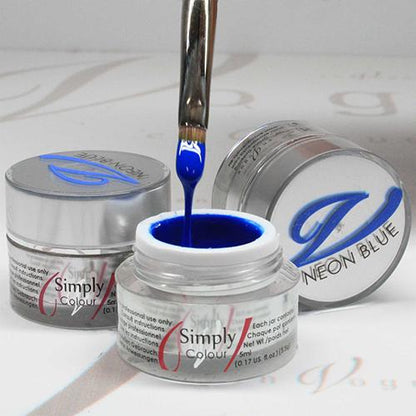 SIMPLY COLOUR GEL - NEON BLUE