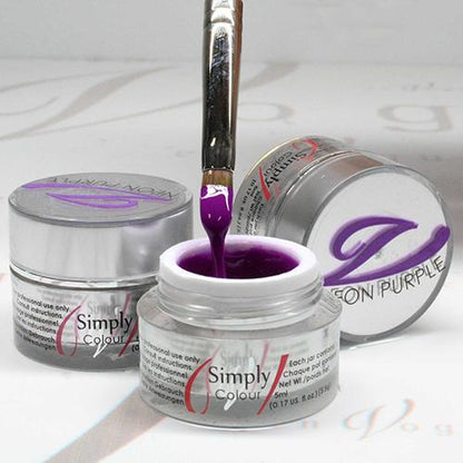 SIMPLY COLOUR GEL - NEON PURPLE