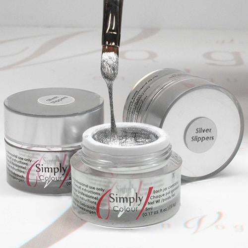 SIMPLY COLOUR GEL - SILVER SLIPPERS